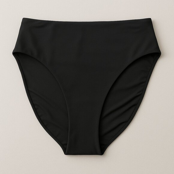 Robin Piccone High Waist Swim Bottom Black M - Picture 1 of 7